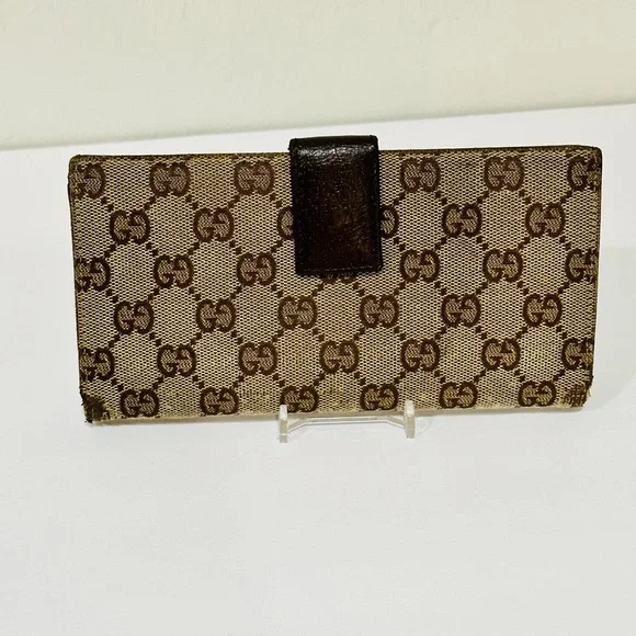 Gucci Brown Monogram wallet - Picture 4 of 15